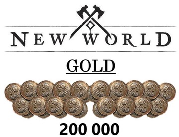 NEW WORLD GOLD 200K 200000 ZŁOTO ASGARD EU CENTRAL