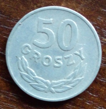 Moneta 50 groszy PRL 1975