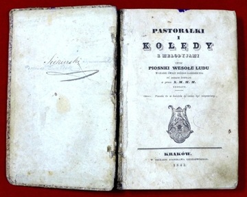 Pastorałki i kolędy z melodyjami 1843 rok