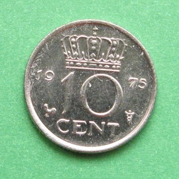 moneta 10 centów holenderskich 3szt