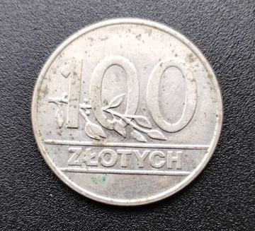 MONETA 100 zł PRL 1990