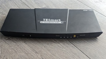 TESmart Dual monitor 2x2 HDMI+VGA KVM 4K