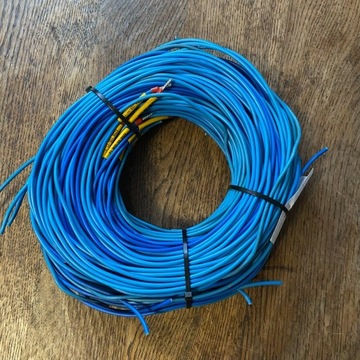 Przewód LgY 1,5mm 0,70zł/mb niebieski 450/750V 2,1m 