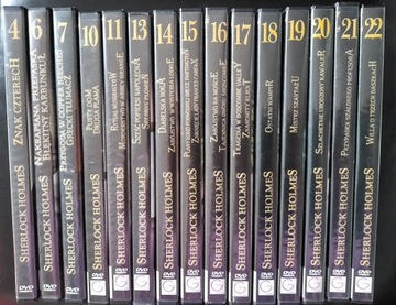 15 x DVD Sherlock Holmes -Wielcy detektywi- OKAZJA