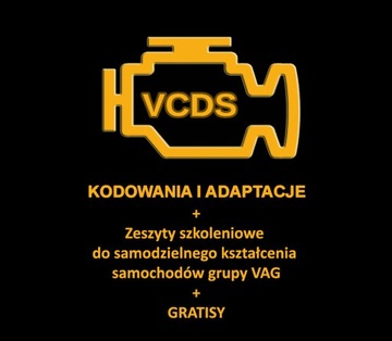 ZESTAW- VCDS zeszyt kodowania, zeszyty szkoleniowe