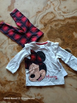 Zestaw, dziewczynka,r.74,Disney Baby,Myszka Minnie