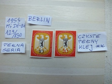 2szt. znaczki seria 129 ** BERLIN 1955 Niemcy RFN