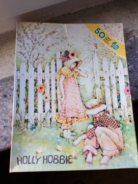 Puzzle Holly Hobbie 1979 unikatowe vintage komplet