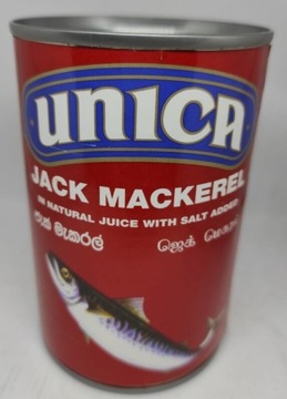 Unika Jack makrela w naturalnym soku z solą Addis