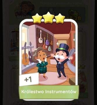 Monopoly GO Naklejka Królestwo Instrument Set 17  