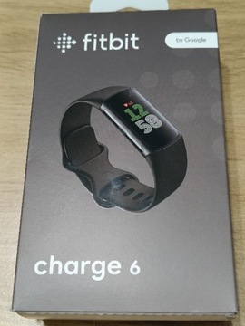 Smartband Fitbit Charge 6 czarny nowy