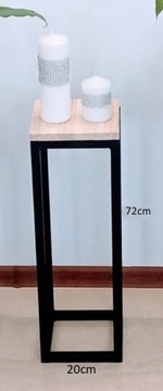 Kwietnik Stojak Metalowy Loft 72cm