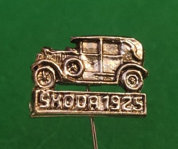 Motoryzacja: Skoda 1925 - przypinka kolekcjonerska