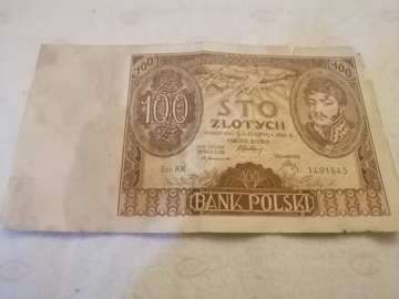 100 złotych 1932 banknot