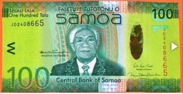 SAMOA 100 tala  UNC 2017