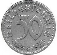 Niemcy 50 pf.1940 G