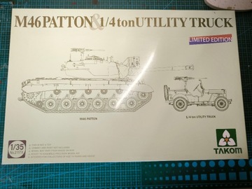 M46 Patton & 1/4t Utility Truck 1/35 Takom