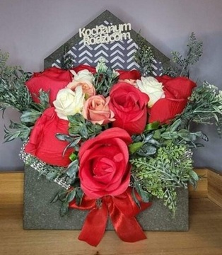 Flower box, wesele, ślub, podziękowanie 