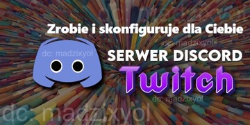 Konfiguracja serwera Discord pod kanał Twitch