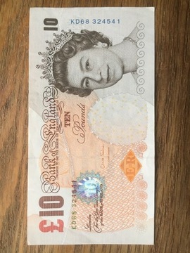 Banknot 10 Funt Funtów GBP Anglia