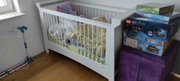 Łóżeczko dla dziecka z materacem- jak nowe
