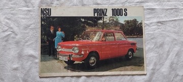 NSU PRINZ 1000 S - prospekt