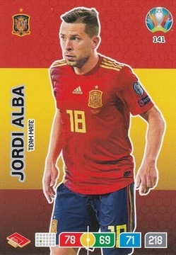 EURO 2020 Teams Mate - #141 Jordi Alba