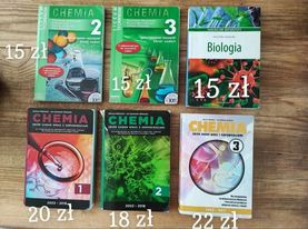 Książki biologia,chemia- matura