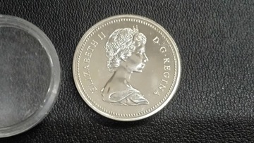 1 dollar 100 rocznica -Winnipeg -Kanada 1974 B Ag*