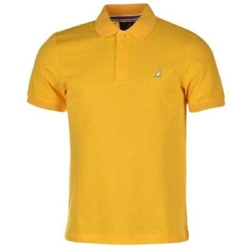 Polo koszulka Kangol z UK Yellow rozm. Fit XL=L