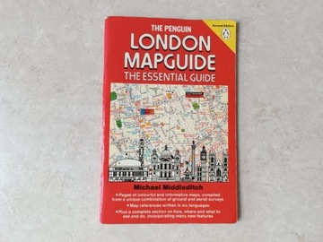 London Londyn Mapguide Atlas miasta 1988 r.