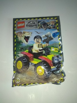 LEGO jurassic world saszetka quad 