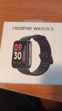 Smartwach Realme Watch 3 black - nowy z plombami .