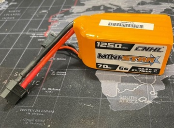 Pakiet Akumulator Lipo 6s 1250mah do drona racera