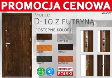 Drzwi wejściowe drewniane i metalowe z montażem