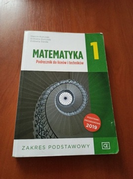 Matematyka 1 Podręcznik - LO i Technikum. Zakr.Pod
