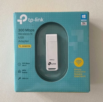 Karta sieciowa zewnętrzna TP-Link TL-WN821N