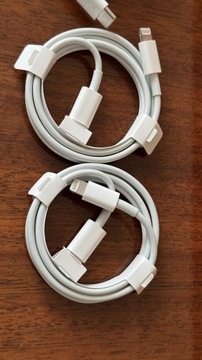 Zestaw 3 kabli Apple USB-c lightening 