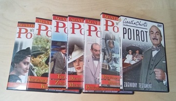 Poirot DVD - 7 płyt 11 odcinków CENA ZA CAŁOŚĆ