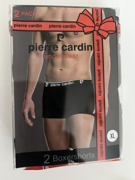 Pierre Cardin bokserki 2 pack rozmiar XL czarne