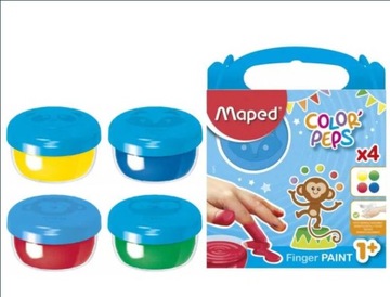 Farby do malowania palcami Maped Color'Peps