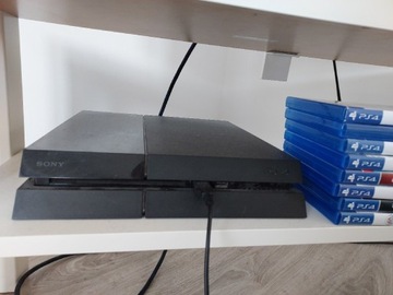 PlayStation 4  500gb +pad+ zestaw gier 