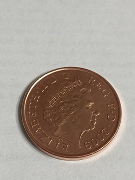 Wielka Brytania one  penny 2009