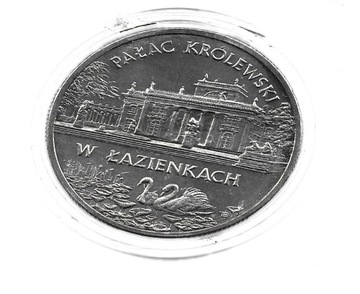 2 zł Pałac w Łazienkach 1995 r  NG.169. w kapslu