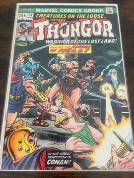 Creatures on the Loose Thongor #28 - 1974 Marvel