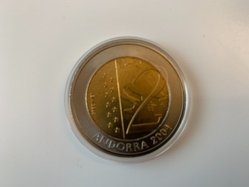 Moneta 2 EURO Specimen Andorra 2004 r. 