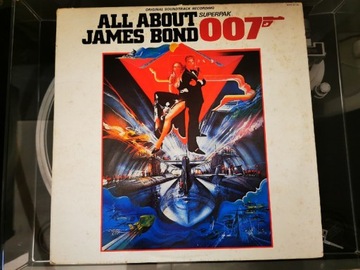 ALL ABOUT JAMES BOND 007 JAPAN 2LP 1977 WINYL