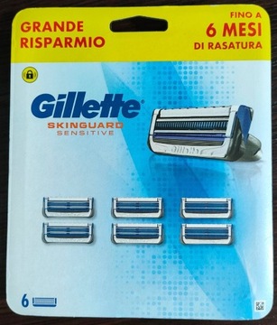 Gillette Skinguard Sensitive 6 szt.