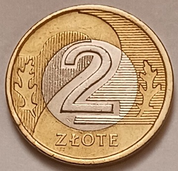 2 zł złote 2005 r. najniższy nakład 5.000.000 szt.