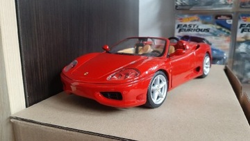 Model Hot Wheels Ferrari 360 Spider (Modena) 1:18